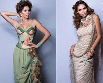 Luissa Burton featured in Magazine to promote Eco Couture