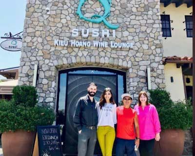 Stephanie De Valle and Julia Morley Visited Q Sushi Restaurant at Westlake Village