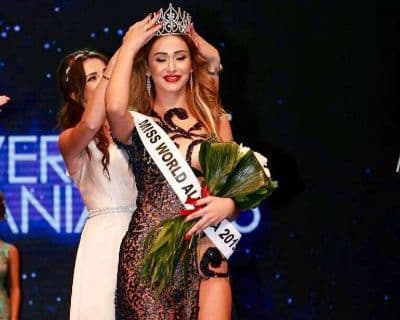 Daniela Pajaziti crowned Miss World Albania 2015
