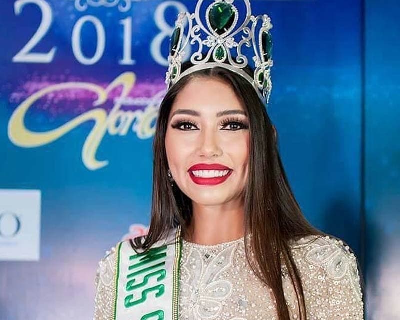 The class of Miss Bolivia 2018 being revealed