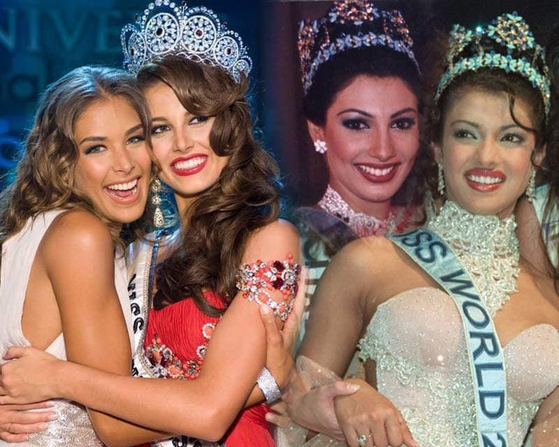 Back-to-back win in Miss World and Miss Universe
