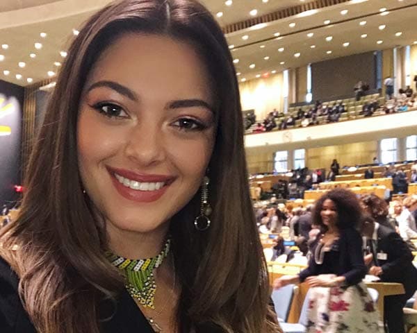 Miss Universe 2017 Demi-Leigh Nel-Peters joins Nelson Mandela Peace Summit