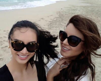 Katherine Espin and Kylie Verzosa holidaying at Pagudpud