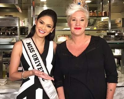 Pia Wurtzbach indulges in cooking and dancing during Super Bowl Championship
