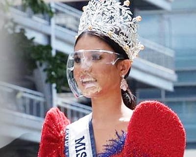 Miss Universe Philippines 2020 Rabiya Mateo arrives at Iloilo City