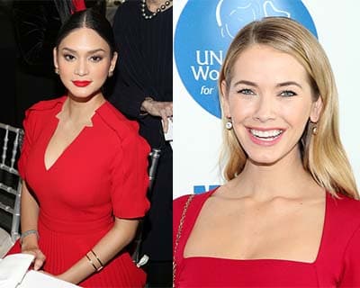 Pia Wurtzbach and Olivia Jordon Spotted at International Women’s Day Awards Luncheon
