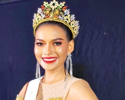 Agie Kesarananthong crowned Miss Grand Nong Khai 2020 for Miss Grand Thailand 2020