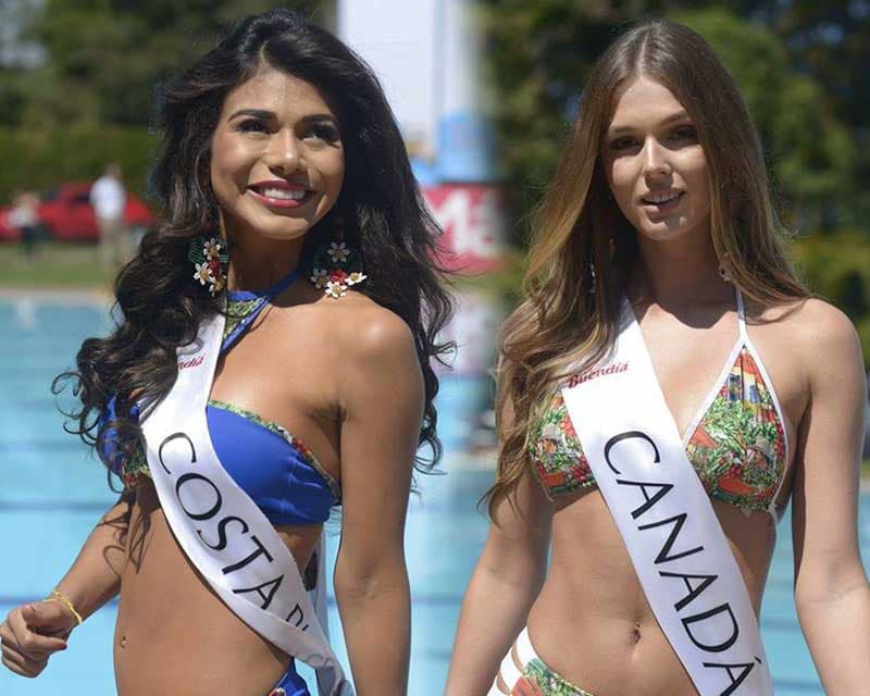 The candidates of Reinado Internacional del Café 2018 shine brilliantly in Swimsuits!