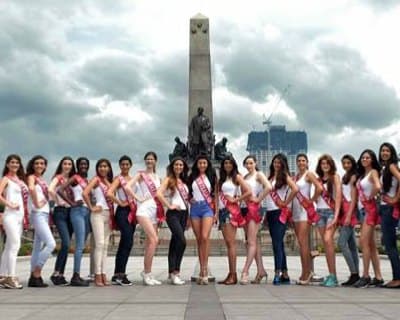 Contestants of Miss Asia Pacific International 2016 Visit Luneta Park
