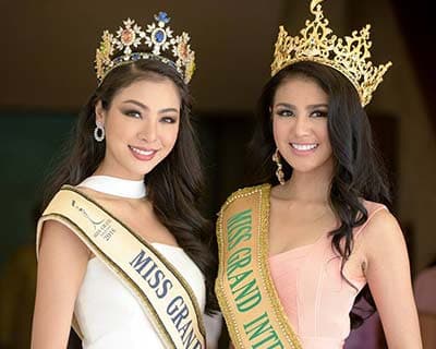 Miss Grand International 2016 meets Miss Laos 2016 Boutsaba Seangpun