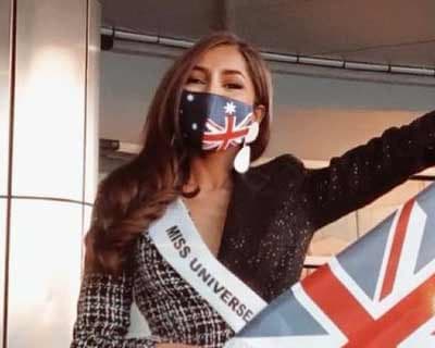 Australia’s Maria Thattil takes off to USA for Miss Universe 2020