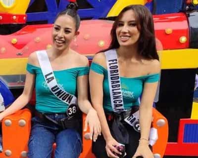 Binibining Pilipinas 2022 contestants visit Araneta Fiesta Park as a part of charity events