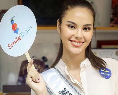 Catriona Gray to visit Colombia as Smile Train Ambassador and attend Miss Universe Colombia 2020 finale