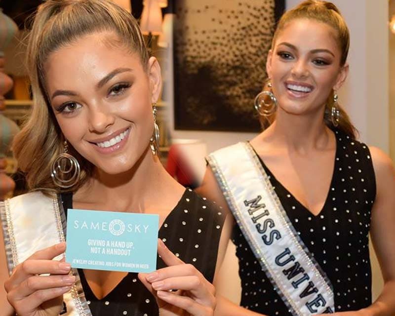 Demi-Leigh celebrates women empowerment at Jonathan Adler Same Sky Event!