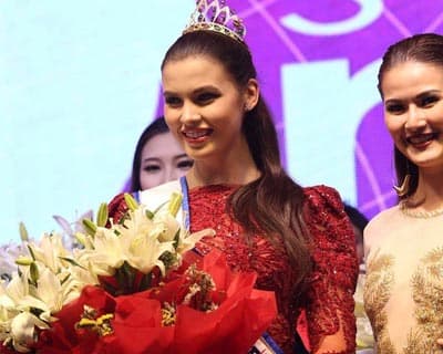 Alena Spodynyuk of Ukraine crowned as Miss Supermodel International 2017