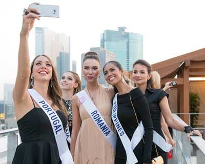 Miss International 2015 Contestants attend Welcome Party in Tokyo