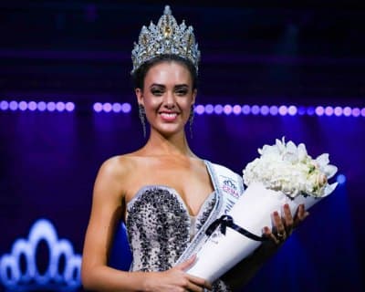 Zoey Ivory of Netherlands vying for the title of Miss Universe 2016
