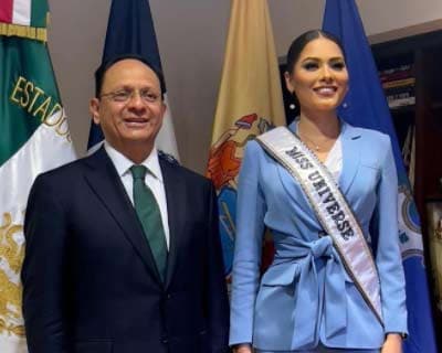 Miss Universe 2020 Andrea Meza officially becomes a Mexican resident of the USA