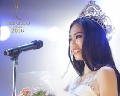Ayaka Sato crowned as Miss Grand Japan 2016