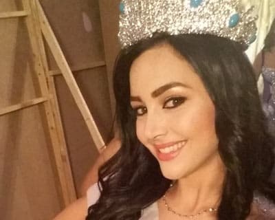 Yasmine Dakoumi from Tunisia crowned Miss Arab World 2015