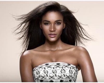 Leila Lopes flaunts her locks in Natures Gentle Touch ad campaign