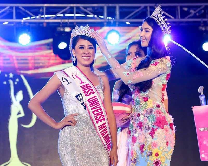 Hnin Thway Yu Aung crowned Miss Universe Myanmar 2018