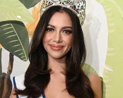 Philippines’ Kathleen Paton shines at the send-off press conference to Miss Eco International 2022