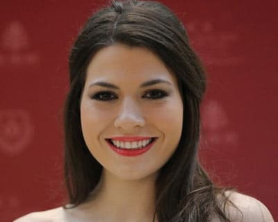 Reigning Miss World UK Mhairi Fergusson at National Epilepsy Week award show