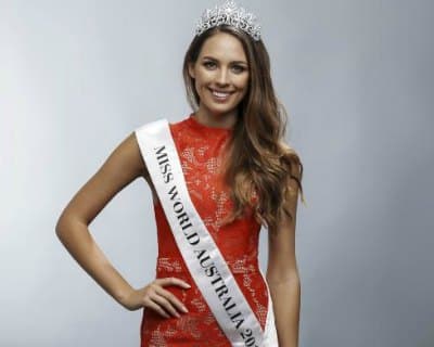 National Costume of Madeline Cowe for Miss World to be decided by Public Voting