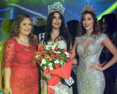 Nadine Ossama crowned as Miss Egypt World 2016
