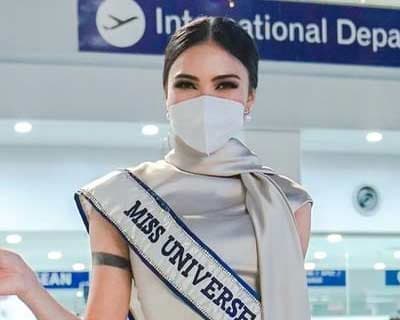 Philippines’ Beatrice Luigi Gomez sets off to Israel for Miss Universe 2021