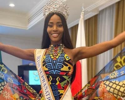 Miss Supranational 2022 Lalela Mswane attends SA Freedom Day celebrations in Warsaw