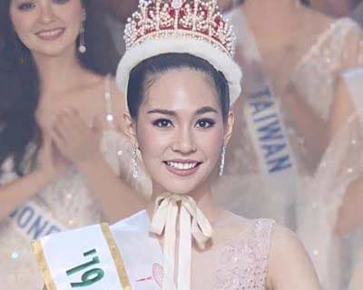 Sireethorn Leearamwat of Thailand crowned Miss International 2019