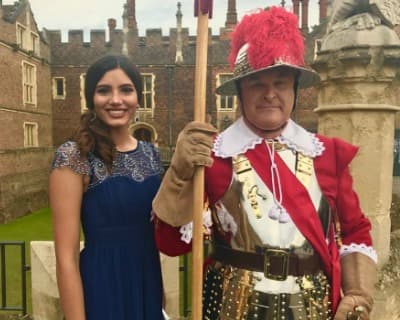 Stephanie Del Valle attends the 500th Anniversary of The Worshipful Company of Carmen in England