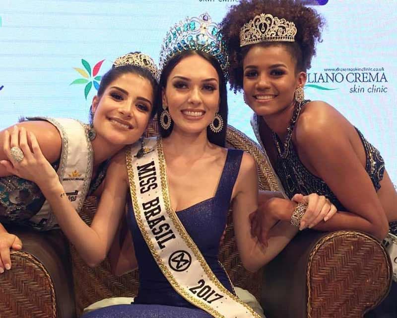 Gabrielle Vilela crowned as Miss Mundo Brasil 2017