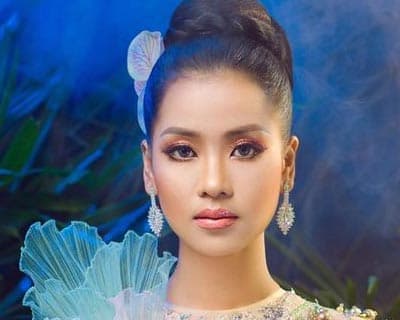 Raksa Chhun represent Cambodia at Miss Tourism International 2020