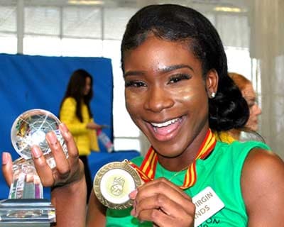 BVI creates history, enters Top 40 as Rikkiya Brathwaite wins Sports Challenge