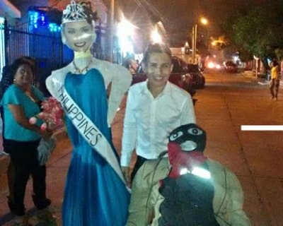Pia Wurtzbach Miss Universe 2015 Effigy Burnt in Colombia