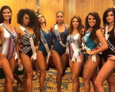 Watch the contestants of Miss Universe 2016 pose in swimwear!