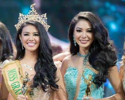 Miss Grand International 2016 Ariska Putri and 2nd Runner-Up Supaporn Malisorn to visit Laos