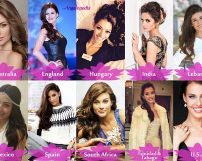 Miss World 2014 Top 10 Favourites