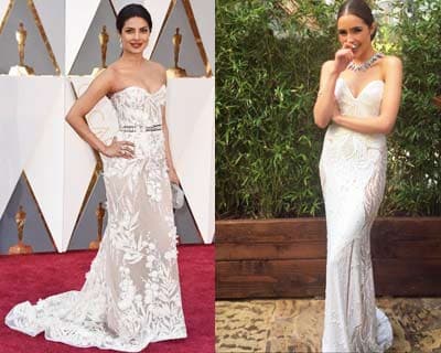 When Olivia Culpo and Priyanka Chopra took over the Oscars Red Carpet