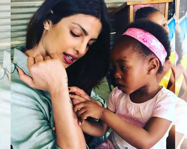 Priyanka Chopra meets survivors of sexual violence in Zimbabwe