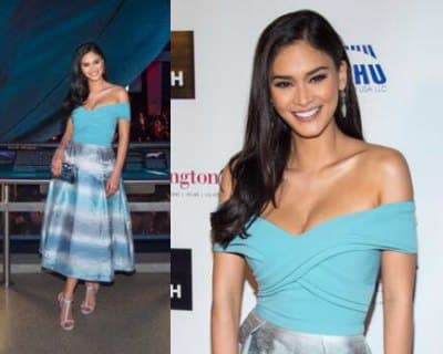 Look what Pia Wurtzbach wore at the annual KIDS Fashion Delivers!