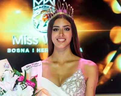 Anđjela Gajić crowned Miss World Bosnia and Herzegovina 2023