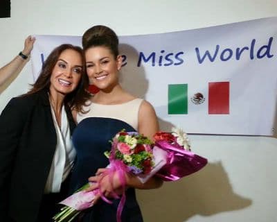 Reigning Miss World Rolene Strauss along with the Miss World Organisation travels to Mexico