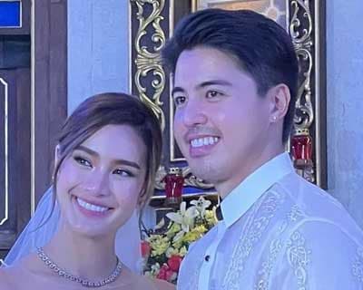 Filipina beauty queen Steffi Aberasturi ties the knot with longtime boyfriend Karl Arcenas