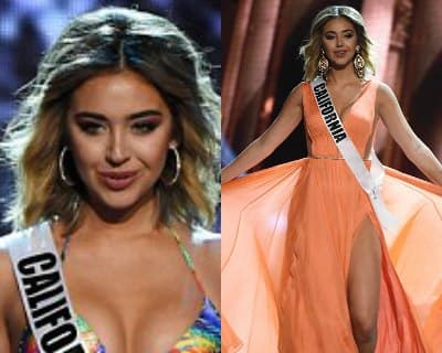 Nadia Grace Mejia laughs at her Question and Answer flub of Miss USA 2016