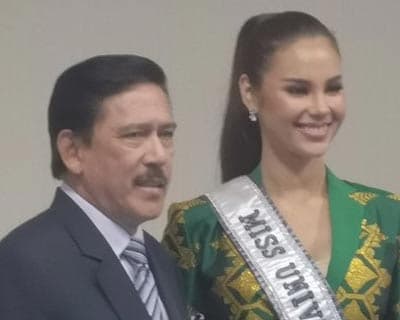 Catriona Gray gets honoured in the Senate of the Philippines