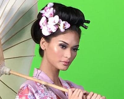 When Pinay Queen Pia Wurtzbach Turns Japanese Doll